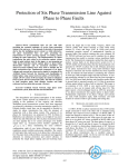 Protection of Six Phase Transmission Line Against Phase to Phase