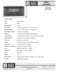 Altec 1568A amplifier maunal