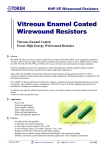 Vitreous Enamel Coated Wirewound Resistors - KNP