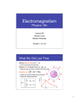 Electromagnetism