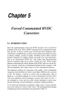 Forced Commutated HVDC Converters