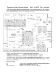 Bose Amplifier Repair Notes Rev 3/14/02 Gary James - The ZR