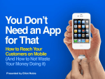 Mobile Apps