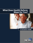 What Does Health Reform Mean to You? - NCPA