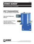 D/P Transmitter Manual - KING-GAGE