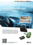 Signal Processing Technology for Automotive Systems In Automotive Electronics