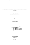 Site-Directed Mutagenesis of Subunit d of V-ATPase to Determine Its... Disassembly An Honors Thesis (HONRS 499)