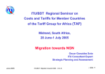 (TAF) Migration towards NGN ITU/BDT Regional
