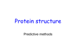 PowerPoint Presentation - Secondary structure prediction