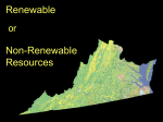 PowerPoint: Virginia`s Renewable and Nonrenewable Resources