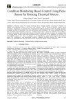 Condition Monitoring Based Control Using Piezo