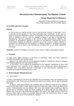 Microelectronics Manufacturing: The Nigerian Content Academic Journal of Interdisciplinary Studies