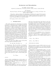 Decoherence and Thermalization M. Merkli and I.M. Sigal G.P. Berman