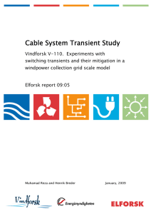 Cable System Transient Study