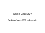 Asian Century: An East Asia Perspective