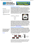 Ground Detection Voltmeter Page 1 of 2 Latest News from Weschler Instruments