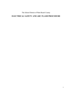 electrical safety and arc flash procedure