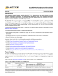 TN1208 - MachXO2 Hardware Checklist