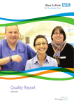 Quality Report West Suffolk 2014/15 NHS Foundation Trust