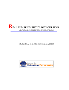 REAL ESTATE STATISTICS WITHOUT FEAR