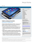 Tablet Landscape Evolution: Window(s) of