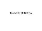 Moments of INERTIA