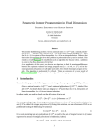 Parametric Integer Programming in Fixed Dimension