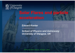 Solar Flares and particle acceleration