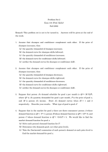 Problem Set 2 Econ 101 (Prof. Kelly) Fall 2002