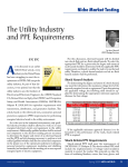 The Utility Industry and PPE Requirements