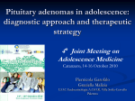 Pituitary adenomas in adolescence: diagnostic approach