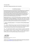 AU-C Section 9500 Audit Evidence: Auditing Interpretations of AU