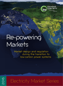 re-powering markets - International Energy Agency