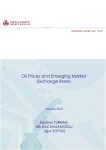 Oil Prices and Emerging Market Exchange Rates