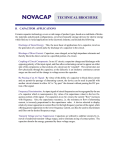 novacap technical brochure