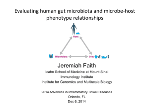 Evaluating Hum Gut Microbiota and Microbe
