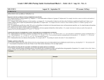 Grade 3 Pacing Guide Block 1 Unit 1