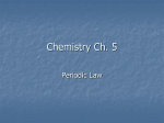 Chemistry Ch. 5
