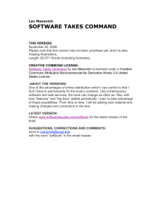 software takes command - Software Studies Initiative