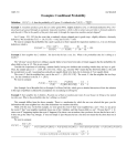 Examples: Conditional Probability