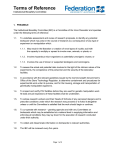 Terms of Reference Institutional Biosafety Committee