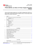 TPS54120EVM, Low Noise 1A Power Supply Evaluation Module