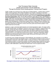 East Tennessee State University Quality Improvement in Rural Healthcare