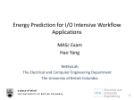 Energy Prediction for I/O Intensive Workflows Applications