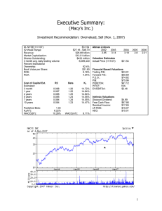 Macy's Inc. - Mark E. Moore