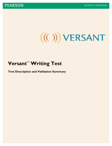 Versant Writing-TestDescriptionValidationSummary