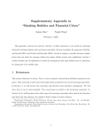 Supplementary Appendix to “Banking Bubbles and Financial Crises” Jianjun Miao Pengfei Wang