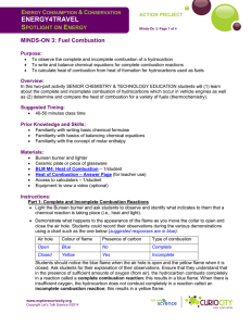 MINDS-ON 3: Fuel Combustion