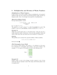 6: 9 Multiplication And Division Of Whole Numbers