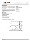 LM386 Low Voltage Audio Power Amplifier